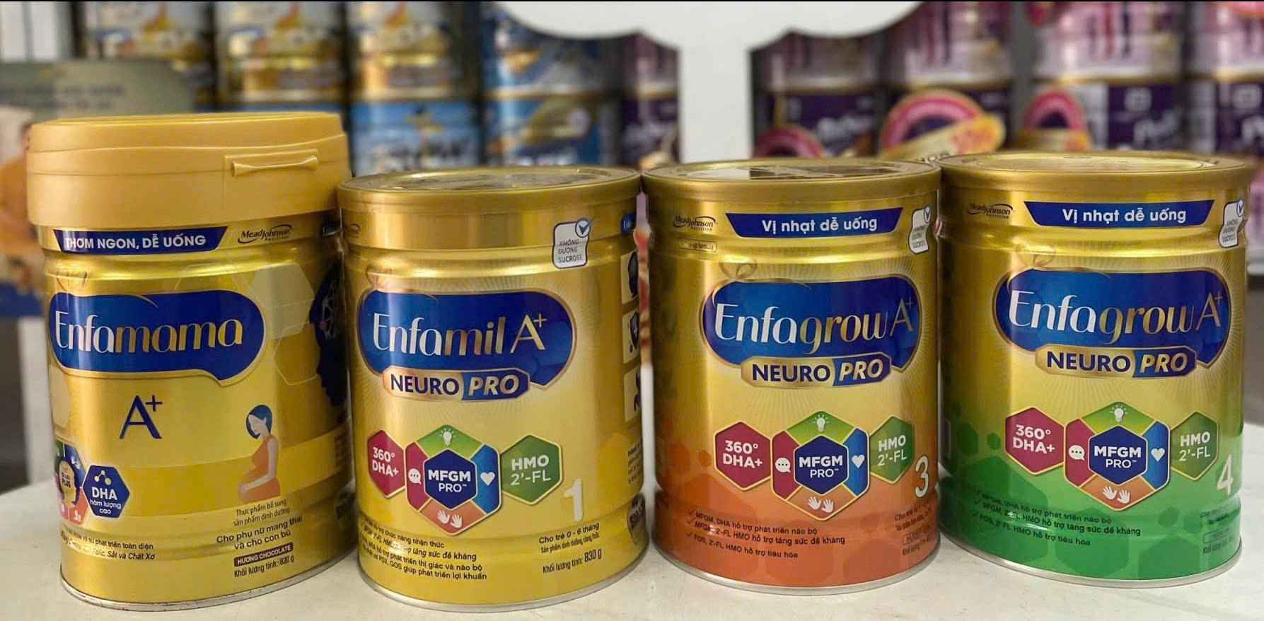 Sữa bột Enfagrow A+ số 4 830g (dành cho trẻ từ 3 - 6 tuổi)